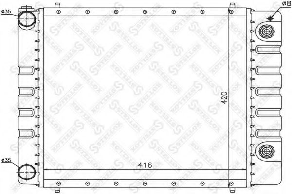 STELLOX 10-26293-SX Радиатор, охлаждение двигателя для LAND ROVER DEFENDER (Ленд ровер/лэнд ровер Дэфэндэр) STELLOX 10-26293-SX Радиатор, охлаждение двигателя для LAND ROVER DEFENDER (Ленд ровер/лэнд ровер Дэфэндэр)