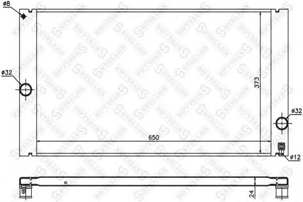 STELLOX 10-26463-SX Радиатор, охлаждение двигателя для VOLVO (Вольво) STELLOX 10-26463-SX Радиатор, охлаждение двигателя для VOLVO (Вольво)
