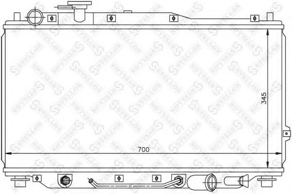 STELLOX 10-26469-SX Радиатор, охлаждение двигателя для KIA MENTOR (Киа Мэнтор) STELLOX 10-26469-SX Радиатор, охлаждение двигателя для KIA MENTOR (Киа Мэнтор)
