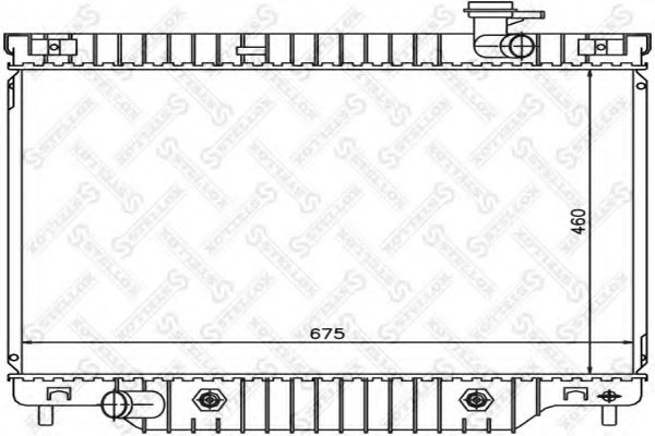 STELLOX 10-26744-SX Радиатор, охлаждение двигателя для CHEVROLET TRAILBLAZER (Шевроле Траилблазэр) STELLOX 10-26744-SX Радиатор, охлаждение двигателя для CHEVROLET TRAILBLAZER (Шевроле Траилблазэр)