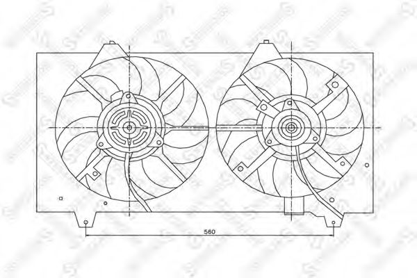 STELLOX 29-99145-SX Вентилятор, охлаждение двигателя для MAZDA 6 (Мазда 6) STELLOX 29-99145-SX Вентилятор, охлаждение двигателя для MAZDA 6 (Мазда 6)