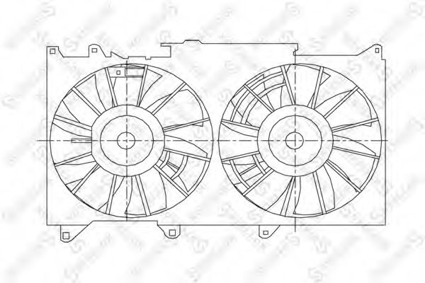 STELLOX 29-99211-SX Вентилятор, охлаждение двигателя для LEXUS (Лексус) STELLOX 29-99211-SX Вентилятор, охлаждение двигателя для LEXUS (Лексус)