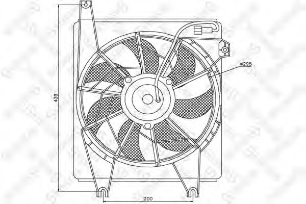 STELLOX 29-99232-SX Вентилятор, охлаждение двигателя для HYUNDAI (Хендай) STELLOX 29-99232-SX Вентилятор, охлаждение двигателя для HYUNDAI (Хендай)