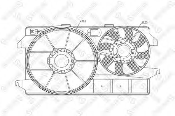 STELLOX 29-99366-SX Вентилятор, охлаждение двигателя для FORD TRANSIT CONNECT (Форд Трансит cоннэcт) STELLOX 29-99366-SX Вентилятор, охлаждение двигателя для FORD TRANSIT CONNECT (Форд Трансит cоннэcт)