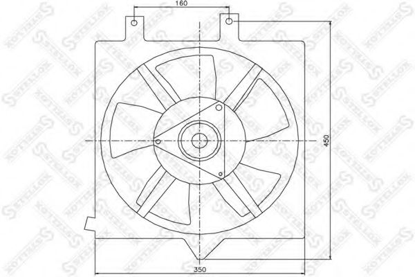 STELLOX 29-99423-SX Вентилятор, охлаждение двигателя для NISSAN PRIMERA (Ниссан Примера) STELLOX 29-99423-SX Вентилятор, охлаждение двигателя для NISSAN PRIMERA (Ниссан Примера)