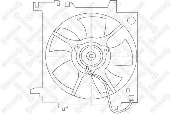 STELLOX 29-99425-SX Вентилятор, охлаждение двигателя для SUBARU OUTBACK (Субару Аутбэк) STELLOX 29-99425-SX Вентилятор, охлаждение двигателя для SUBARU OUTBACK (Субару Аутбэк)