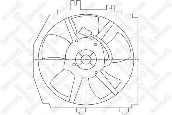 STELLOX 29-99448-SX Вентилятор, охлаждение двигателя для MAZDA 323 ASTINA V (Мазда 323 астина 5) STELLOX 29-99448-SX Вентилятор, охлаждение двигателя для MAZDA 323 ASTINA V (Мазда 323 астина 5)