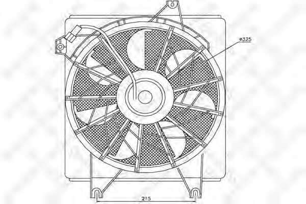STELLOX 29-99450-SX Вентилятор, охлаждение двигателя для HYUNDAI (Хендай) STELLOX 29-99450-SX Вентилятор, охлаждение двигателя для HYUNDAI (Хендай)