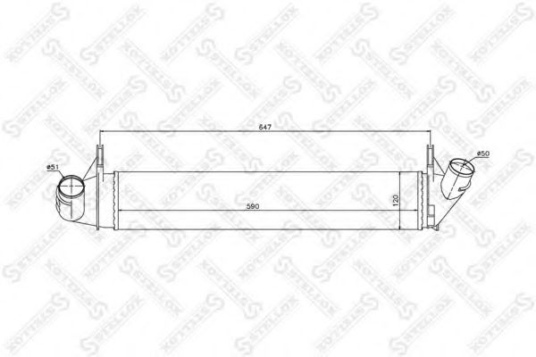 STELLOX 10-40011-SX Интеркулер для DACIA LOGAN (Дача Логан) STELLOX 10-40011-SX Интеркулер для DACIA LOGAN (Дача Логан)