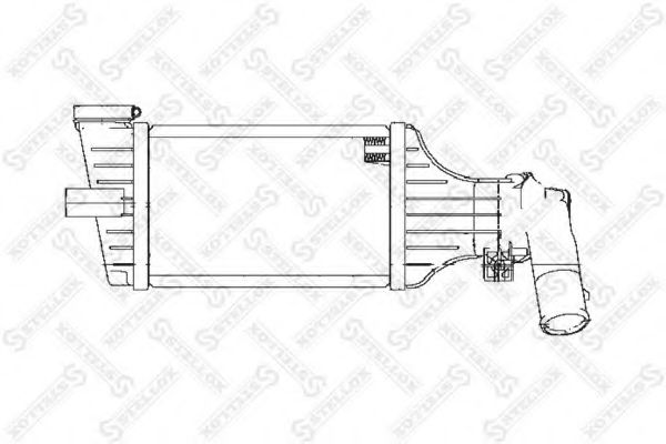 STELLOX 10-40057-SX Интеркулер для OPEL ZAFIRA A (Опель Зафира а) STELLOX 10-40057-SX Интеркулер для OPEL ZAFIRA A (Опель Зафира а)