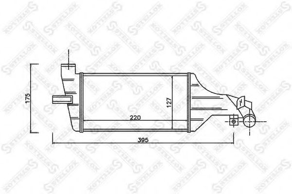 STELLOX 10-40061-SX Интеркулер для OPEL ZAFIRA A (Опель Зафира а) STELLOX 10-40061-SX Интеркулер для OPEL ZAFIRA A (Опель Зафира а)