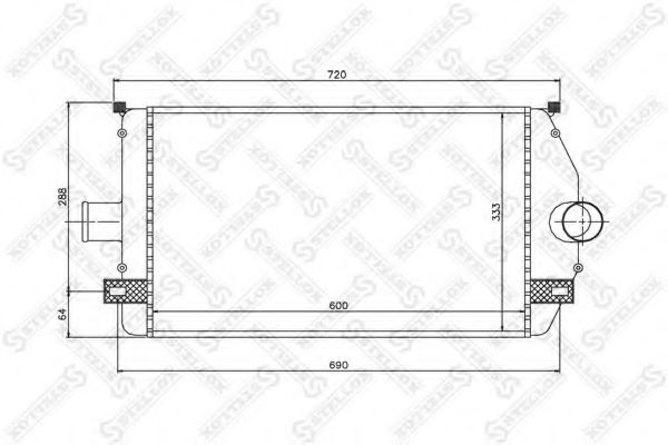 STELLOX 10-40069-SX Интеркулер для RENAULT LAGUNA I (Рено Лагуна 1) STELLOX 10-40069-SX Интеркулер для RENAULT LAGUNA I (Рено Лагуна 1)