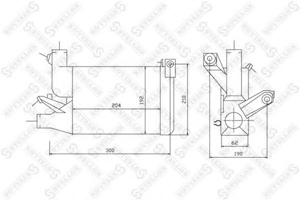 STELLOX 10-40116-SX Интеркулер для BMW 7 (Бмв 7) STELLOX 10-40116-SX Интеркулер для BMW 7 (Бмв 7)