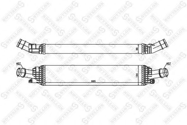 STELLOX 10-40184-SX Интеркулер для AUDI A6 (Ауди А6) STELLOX 10-40184-SX Интеркулер для AUDI A6 (Ауди А6)