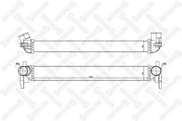 STELLOX 10-40214-SX Интеркулер для SKODA RAPID (Шкода Рапид) STELLOX 10-40214-SX Интеркулер для SKODA RAPID (Шкода Рапид)