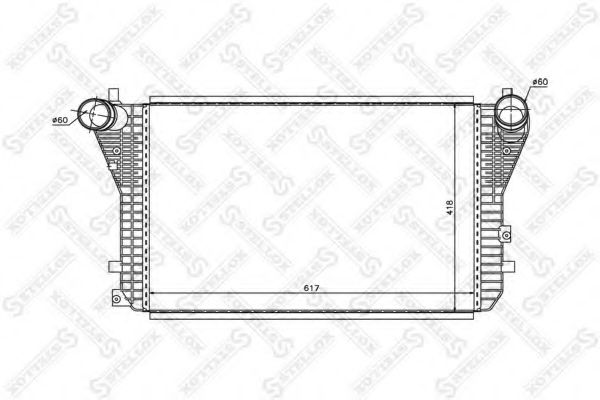STELLOX 10-40221-SX Интеркулер для VOLKSWAGEN SCIROCCO (Фольксваген Сcироccо) STELLOX 10-40221-SX Интеркулер для VOLKSWAGEN SCIROCCO (Фольксваген Сcироccо)
