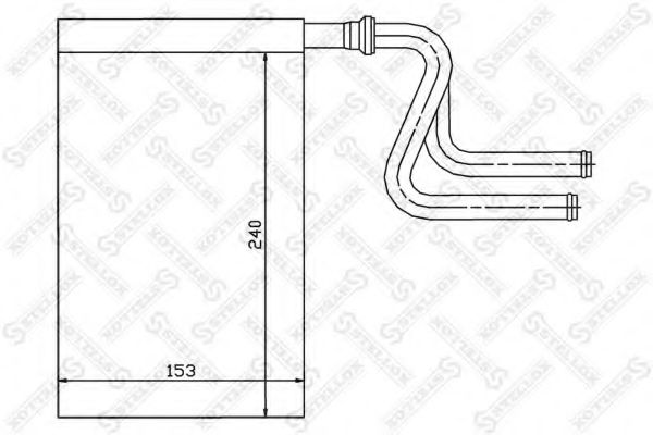 STELLOX 10-35024-SX Теплообменник, отопление салона для FORD MONDEO (Форд Мондэо) STELLOX 10-35024-SX Теплообменник, отопление салона для FORD MONDEO (Форд Мондэо)