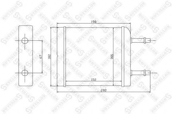 STELLOX 10-35050-SX Теплообменник, отопление салона для CHEVROLET SPARK (Шевроле Спарк) STELLOX 10-35050-SX Теплообменник, отопление салона для CHEVROLET SPARK (Шевроле Спарк)