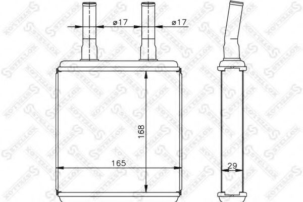STELLOX 10-35072-SX Теплообменник, отопление салона для HYUNDAI EXCEL (Хендай Эxcэл) STELLOX 10-35072-SX Теплообменник, отопление салона для HYUNDAI EXCEL (Хендай Эxcэл)