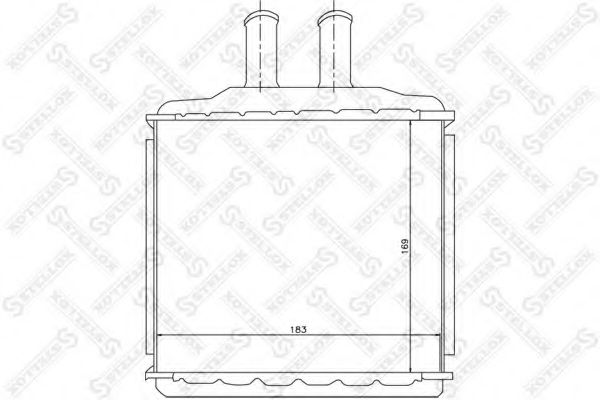 STELLOX 10-35105-SX Теплообменник, отопление салона для DAEWOO LACETTI (Дэу Лачетти) STELLOX 10-35105-SX Теплообменник, отопление салона для DAEWOO LACETTI (Дэу Лачетти)