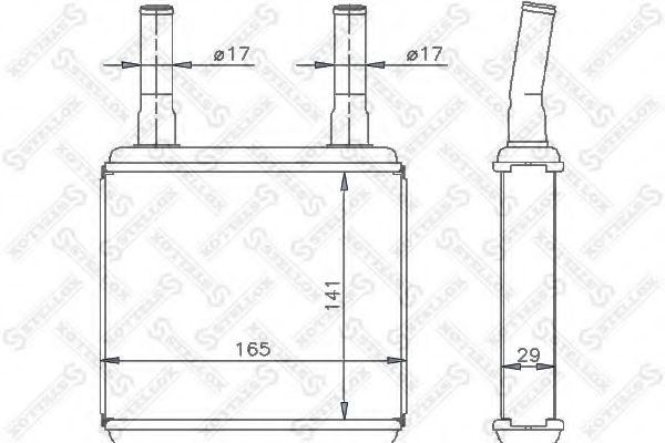 STELLOX 10-35113-SX Теплообменник, отопление салона для HYUNDAI EXCEL (Хендай Эxcэл) STELLOX 10-35113-SX Теплообменник, отопление салона для HYUNDAI EXCEL (Хендай Эxcэл)