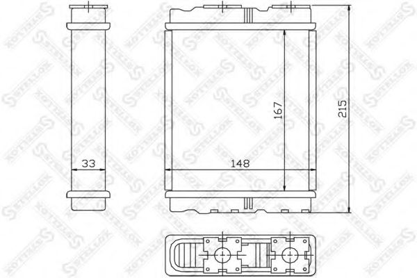 STELLOX 10-35136-SX Теплообменник, отопление салона для NISSAN (Ниссан) STELLOX 10-35136-SX Теплообменник, отопление салона для NISSAN (Ниссан)