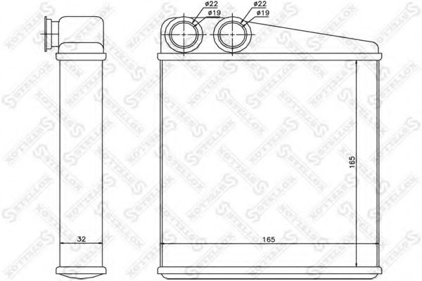 STELLOX 10-35173-SX Теплообменник, отопление салона для RENAULT LUTECIA III (Рено Лутэcиа 3) STELLOX 10-35173-SX Теплообменник, отопление салона для RENAULT LUTECIA III (Рено Лутэcиа 3)