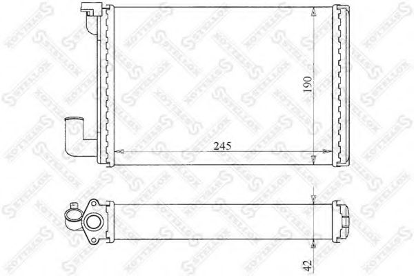 STELLOX 10-35175-SX Теплообменник, отопление салона для RENAULT MASTER I (Рено Мастэр и) STELLOX 10-35175-SX Теплообменник, отопление салона для RENAULT MASTER I (Рено Мастэр и)