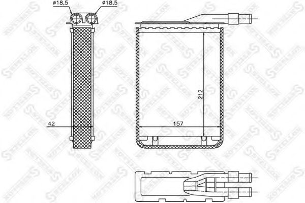 STELLOX 10-35176-SX Теплообменник, отопление салона для RENAULT ESPACE I (Рено Эспаcэ и) STELLOX 10-35176-SX Теплообменник, отопление салона для RENAULT ESPACE I (Рено Эспаcэ и)
