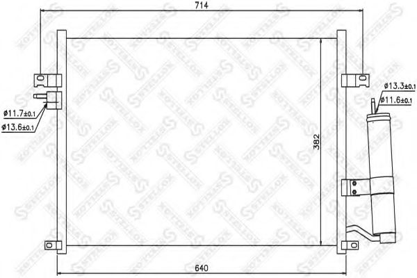 STELLOX 10-45045-SX Конденсатор, кондиционер для DAEWOO LACETTI (Дэу Лачетти) STELLOX 10-45045-SX Конденсатор, кондиционер для DAEWOO LACETTI (Дэу Лачетти)
