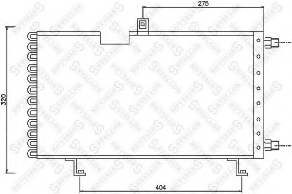 STELLOX 10-45234-SX Конденсатор, кондиционер для PEUGEOT 205 II (Пежо 205 2) STELLOX 10-45234-SX Конденсатор, кондиционер для PEUGEOT 205 II (Пежо 205 2)