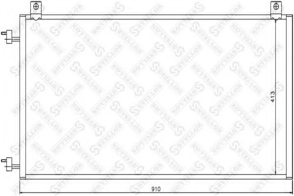 STELLOX 10-45260-SX Конденсатор, кондиционер для CHEVROLET TAHOE (Шевроле Тахоэ) STELLOX 10-45260-SX Конденсатор, кондиционер для CHEVROLET TAHOE (Шевроле Тахоэ)