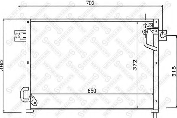 STELLOX 10-45659-SX Конденсатор, кондиционер для MITSUBISHI PAJERO/SHOGUN (Митсубиши/митсубиси Пажэро/шогун) STELLOX 10-45659-SX Конденсатор, кондиционер для MITSUBISHI PAJERO/SHOGUN (Митсубиши/митсубиси Пажэро/шогун)