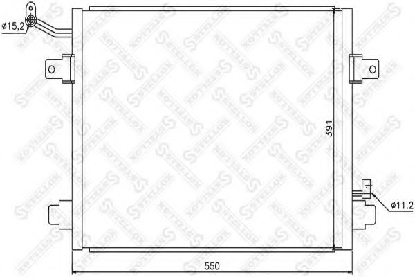 STELLOX 10-45704-SX Конденсатор, кондиционер для JAGUAR VANDEN PLAS (Ягуар Vандэн плас) STELLOX 10-45704-SX Конденсатор, кондиционер для JAGUAR VANDEN PLAS (Ягуар Vандэн плас)
