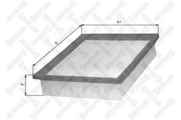 STELLOX 71-01257-SX Воздушный фильтр для PEUGEOT 207 (Пежо 207) STELLOX 71-01257-SX Воздушный фильтр для PEUGEOT 207 (Пежо 207)