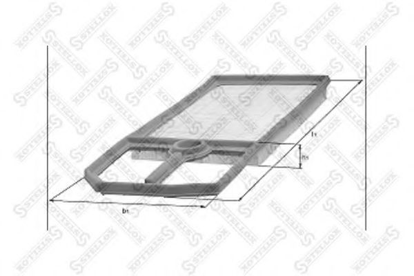 STELLOX 71-01619-SX Воздушный фильтр для CITROËN C5 II (CитроËн С5 2) STELLOX 71-01619-SX Воздушный фильтр для CITROËN C5 II (CитроËн С5 2)