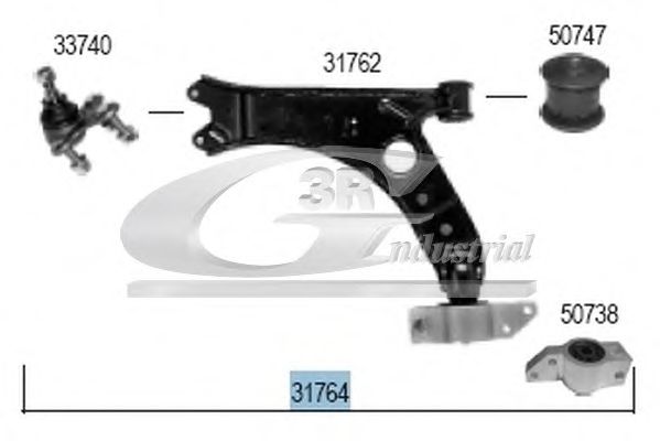 3RG 31764 Рычаг независимой подвески колеса, подвеска колеса для VOLKSWAGEN BORA / JETTA V (1K5), GOLF V Variant (1K5), JETTA V (1K5), VENTO V (1K5) 1.4 TSI 3RG 31764 Рычаг независимой подвески колеса, подвеска колеса для VOLKSWAGEN BORA / JETTA V (1K5), GOLF V Variant (1K5), JETTA V (1K5), VENTO V (1K5) 1.4 TSI