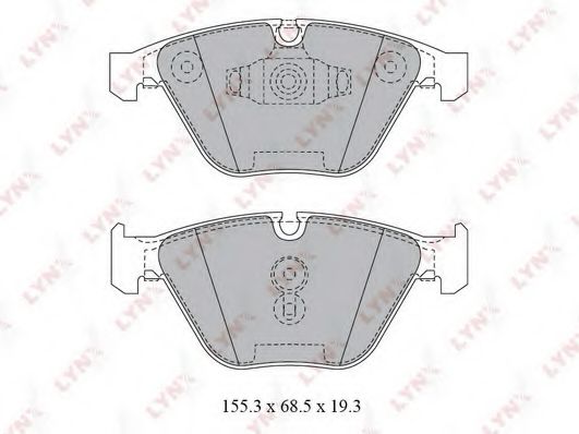 LYNXauto BD-1423 Тормозные колодки для BMW (Бмв) LYNXauto BD-1423 Тормозные колодки для BMW (Бмв)