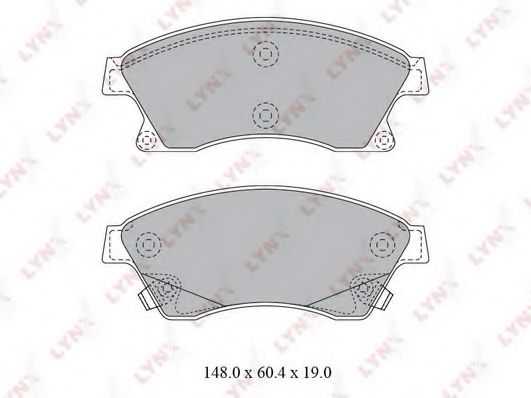 LYNXauto BD-1810 Тормозные колодки для OPEL (Опель) LYNXauto BD-1810 Тормозные колодки для OPEL (Опель)