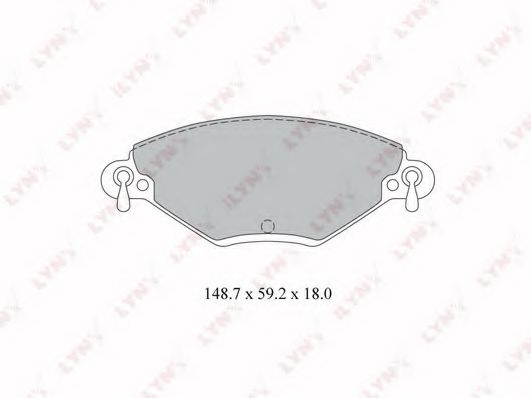 LYNXauto BD-2208 Тормозные колодки для CITROëN (Cитроëн) LYNXauto BD-2208 Тормозные колодки для CITROëN (Cитроëн)