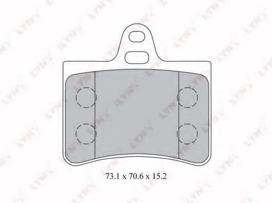 LYNXauto BD-2210 Тормозные колодки для CITROëN (Cитроëн) LYNXauto BD-2210 Тормозные колодки для CITROëN (Cитроëн)