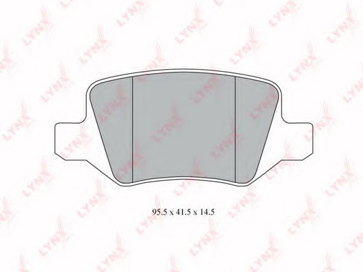 LYNXauto BD-5310 Тормозные колодки для MERCEDES-BENZ A-CLASS (Мэрcэдэс-бэнз А класс) LYNXauto BD-5310 Тормозные колодки для MERCEDES-BENZ A-CLASS (Мэрcэдэс-бэнз А класс)