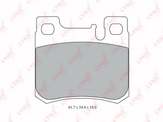 LYNXauto BD-5311 Тормозные колодки для MERCEDES-BENZ E-CLASS (Мэрcэдэс-бэнз Е класс) LYNXauto BD-5311 Тормозные колодки для MERCEDES-BENZ E-CLASS (Мэрcэдэс-бэнз Е класс)