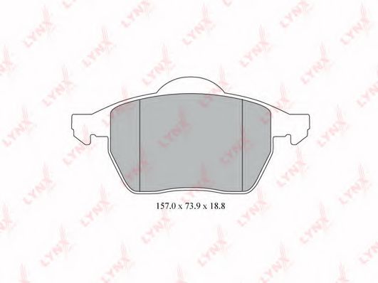 LYNXauto BD-7813 Тормозные колодки для VOLVO (Вольво) LYNXauto BD-7813 Тормозные колодки для VOLVO (Вольво)