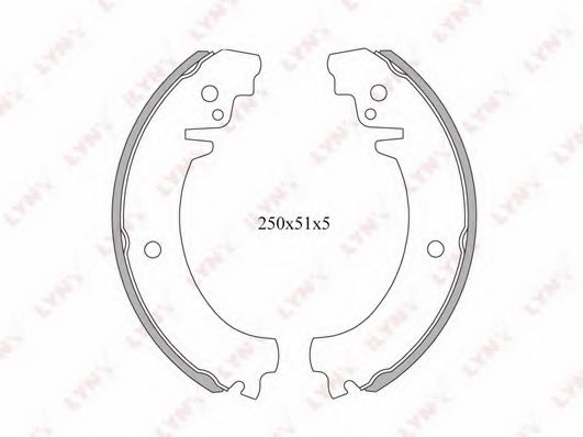 LYNXauto BS-4602 Тормозные колодоки для LADA NADESCHDA (Лада Надэщда) LYNXauto BS-4602 Тормозные колодоки для LADA NADESCHDA (Лада Надэщда)