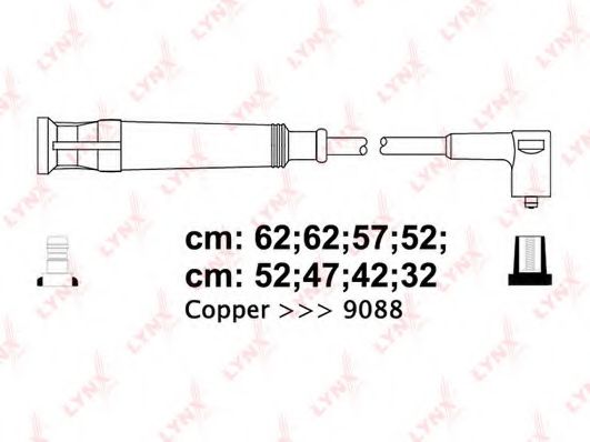 LYNXauto SPC1011 Комплект проводов зажигания 
