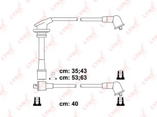 LYNXauto SPC2406 Комплект проводов зажигания 