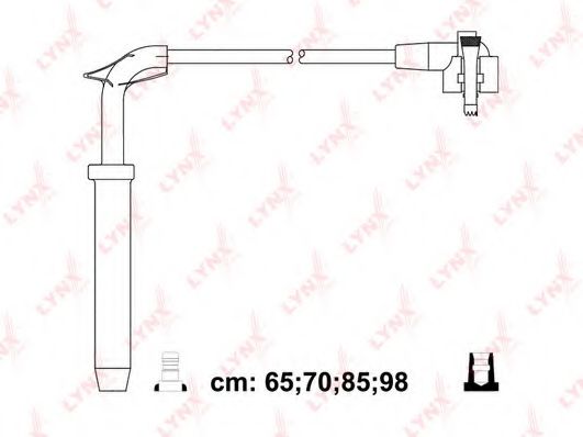 LYNXauto SPC3023 Комплект проводов зажигания 