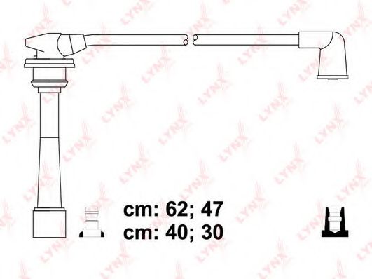 LYNXauto SPC3608 Комплект проводов зажигания 