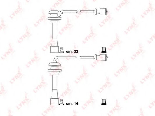 LYNXauto SPC4403 Комплект проводов зажигания 